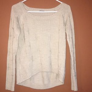 Comfy cute cream sweater - Charlotte Ruse